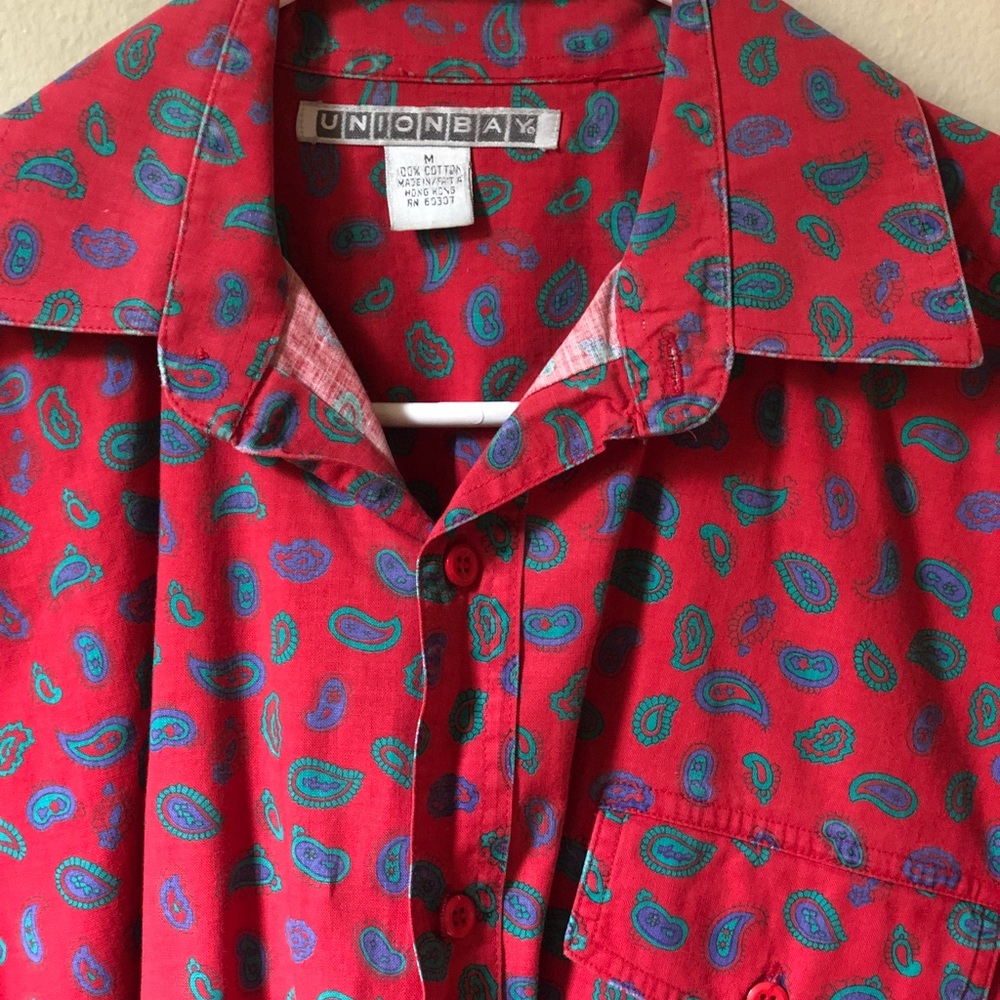 Vintage paisley button down
